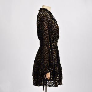 Vente directe des fabricants Robe en velours respirante, lavable, ajustée, à manches longues - Product Image 2