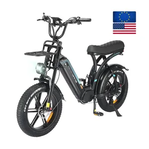 Ouxi Vifa Q8 Eu Magazijn Elektrische Hybride Fiets Elektrische Dikke Band Motocross Mountainbike Motor Staal Aangepast 48V V20