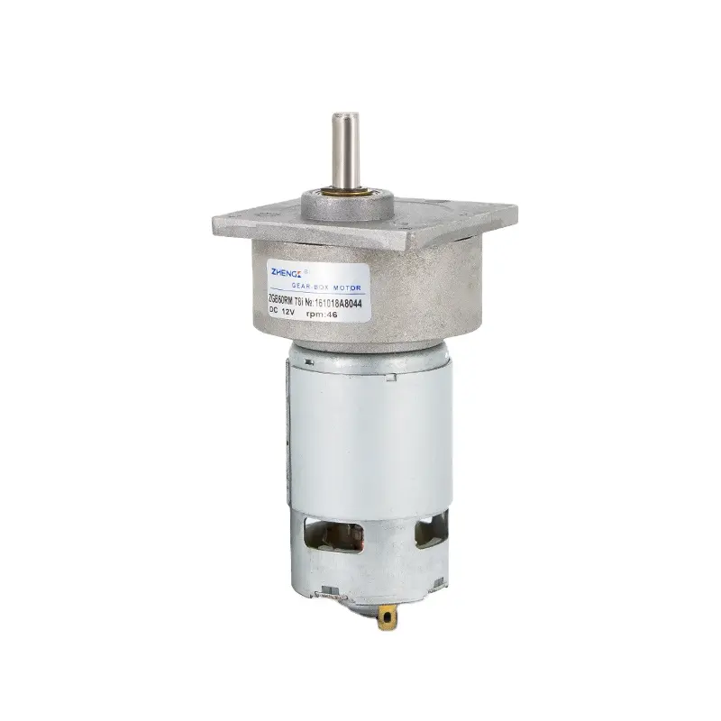 कार के लिए झेंगक हाई टॉर्क DC 12V 120RPM गियर मोटर जेनरेटर स्थायी चुंबक