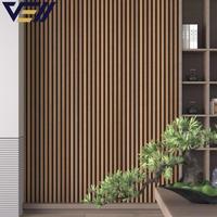 Panneau acoustique en bois VELL OEM en gros, panneau à lattes pour studio, panneau insonorisant mural pour la décoration intérieure, panneau mural en bois Acupanel
