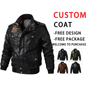 Veste de <span class=keywords><strong>moto</strong></span> tactique en cuir coupe-vent personnalisée à col montant longue en toile pour hommes pour le printemps et l'automne pour une utilisation confortable - Product Image 5