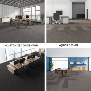 Losetas de Alfombra de Pelo Corto de Nailon Brillante para Dormitorio/Puerta/Corredor/Sala de Conferencias - Diseño Moderno, Resistente a las Manchas y Apto para Mascotas - Product Image 2