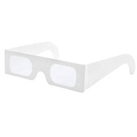 Lunettes 3D en carton papier polarisées linéaires à usage unique