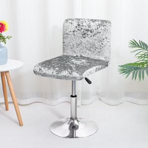 Cross-Border Nordic Durable Dustproof Elastic Home Hotel Club Gold Velvet Rotating <strong>Bar</strong> <strong>Stool</strong> <strong>Cover</strong> - Product Image 3