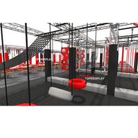 Ninja Solutions Course Builder Warrior kit d'équipement grip mat American Ninja Warrior parcours pour enfants