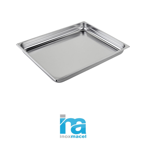 Recipiente para Alimentos GN 2/1 de Acero Inoxidable 18/10, 65 × 53 × 6.5 h cm, 2980 g, Inox, Macel - Product Image 4