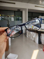 Lunettes anti-lumière bleue en plastique à monture carrée pleine, motif uni, pour visage en diamant, unisexe, adultes - Anti-lumière bleue rapide, Chine Zhejiang