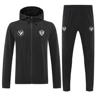 Nueva Chaqueta de Fútbol para Hombre 2026, Cómoda, Transpirable, de Secado Rápido, Cortavientos, 100% Poliéster, para Todas las Temporadas