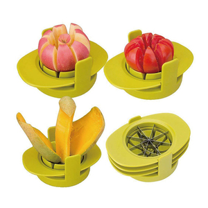 Éplucheur de fruits multifonctionnel 4 en 1, éplucheur de pommes, éplucheur de mangues, outil de cuisine professionnel pour une préparation facile des fruits et des tranches parfaites - Product Image 5