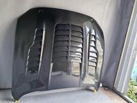 LANGyu Modification Auto Body Systems 2018-2023 Mustang Type-KR Capot avant en fibre de carbone pour Ford