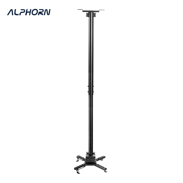 Custom Telescopic Projector Ceiling Mount for Pitched Projector with 745 to 1145mm Adjustable Height