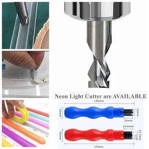 Fresa de rayas de luz de neón LED CNC Neonflex Signmaking 6mm 8mm Broca de corte de neón Fabricación de letreros CNC Router Bits Neon Flex - Product Image 5