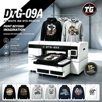 Mesin Printer DTG Dual Workstation Baru dengan Sirkulasi Pigmen, Mesin Cetak Langsung Industri 6 Head Otomatis Penuh untuk Kaos dan Flex dalam Jumlah Besar