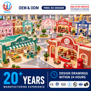 Città Gioco per Bambini: Parco Giochi al Coperto con Mini Città, Ufficio Postale, Supermercato e Centro Commerciale - Product Image 2