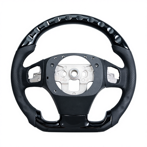 Volant de voiture de course à 3 branches en matériau PU pour Corvette C6 Grand Sport Sports Edition 12-13, modification, vente flash <span class=keywords><strong>Amazon</strong></span> - Product Image 3