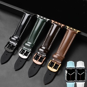 Nuovo Design <span class=keywords><strong>Cinturino</strong></span> in <span class=keywords><strong>Pelle</strong></span> Bovina di Alta Qualità per <span class=keywords><strong>Apple</strong></span> <span class=keywords><strong>Watch</strong></span>, Bracciale Sostitutivo Impermeabile di Lusso - Product Image 5