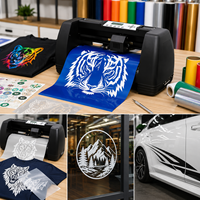 Nuevo Plotter de Corte Ecológico de Alta Precisión A3 de 375 mm con Signmaster para Máquina Cortadora de Vinilos Adhesivos