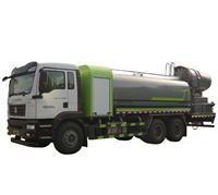 Camion pulvérisateur d'eau lourd de 17,3 mètres cubes pour la suppression de la poussière, MAN 310HP Euro 6, boîte de vitesses manuelle à 10 rapports en option