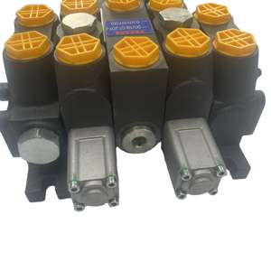 Válvula de Control de 1-7 Vías Operada por Joystick HANSEN |   Distribuidor Hidráulico para Cargadoras - Product Image 2