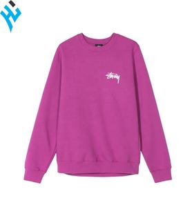 Venta al por mayor de alta calidad caliente de la venta de las mujeres es en blanco personalizado de moda sudadera Jersey simple Sudadera de cuello redondo - Product Image 2