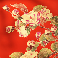 Décoration murale rectangulaire Art Déco en laiton avec motif Pie, Fleur et Oiseau, pour cadre à mortaise et tenon, pour salon, Modèle TBH0041 par Guge