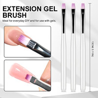 Kit de gel à ongles ombré Limegirl - 8 couleurs de gel dégradé avec éponge, pinceau et outils pour un nail art de qualité salon (UV/LED, sans essuyage)