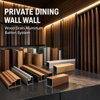 Plafond acoustique perforé en aluminium, solution tout-en-un directe d'usine