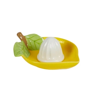 Độc đáo hình dạng chanh của nhãn hiệu trái cây máy ép trái cây gốm cam chanh ép cho nhà hàng - Product Image 1