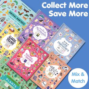 Animals Habitat 500+ Libro <span class=keywords><strong>de</strong></span> pegatinas para niños, 12 páginas para colorear + 12 escenas para niños pequeños, viajes en avión, viajes por carretera, edades <span class=keywords><strong>de</strong></span> 2 a 8 años - Product Image 2
