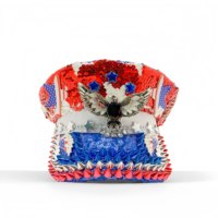 Casquette de Capitaine Personnalisée avec Drapeau Américain et Aigle pour le 4 Juillet, Idéale pour les Festivals, les Fêtes, la Plage et les Activités de Plein Air – Hommes et Femmes