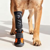 Bottes orthopédiques professionnelles pour chien avec système à molette rotative, semelle rigide antidérapante, chaussures pour animaux qui ne tombent jamais, protection de la cheville
