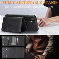 Nouvelle mode D3 2 en 1 Portefeuille magnétique en PU pour cartes de crédit pour iPhone 15 16 17 Pro Max Samsung S25 S24 Ultra Google Coque de protection