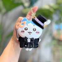 Porte-clés en peluche Kawaii Chiikawa 12CM Usagi Hachiware Momonga Mini Pendentif de sac Anime Vente en gros Personnalisé