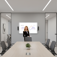 Écran tactile infrarouge interactif de 102 pouces, tableau blanc numérique intelligent à 20 points de contact, Full HD, fréquence de rafraîchissement de 120 Hz
