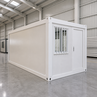 Maison préfabriquée modulaire extensible en acier sur mesure OEM avec isolation pour abri d'urgence