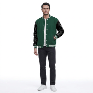 Veste universitaire en pure laine de mouton pour homme, avec logo brodé sur le devant, idéale pour l'hiver - Product Image 1