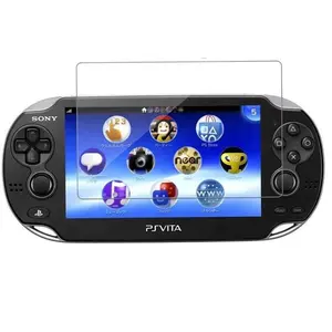 Protetor de tela de vidro temperado, 9h 2.5d 0.26mm para sony psvita 2000 slim 1000 psp go console