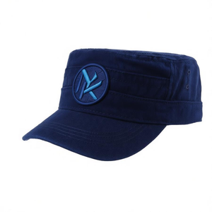 Custom New Design Personalized Embroidered logo Pillbox Caps Polyester Unstructured Printed Casual High Quality <b>Flat</b>-brim <b>Hats</b> - Product Image 2