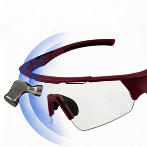 Gafas de Ciclismo Fotocromáticas, Semi-Rimless, TR90, Deportivas, Doradas, <span class=keywords><strong>Lentes</strong></span> <span class=keywords><strong>para</strong></span> Ciclismo de Carretera, Cambio de Color, Antivaho, Protección UV - Product Image 3