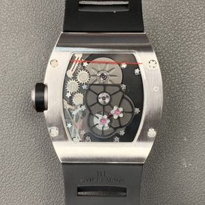High Quality 001 Tourbillon Luxury Square-Shaped Automatic Mechanical <b>Watch</b> Titanium <b>Case</b> ETA Movement Sapphire Crystal Skeleton - Product Image 5