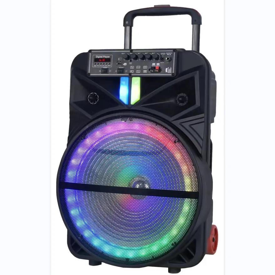 Mesin Karaoke Bluetooth, Speaker aktif stereo nirkabel Subwoofer sistem PA untuk pesta pernikahan
