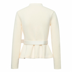<span class=keywords><strong>Cardigan</strong></span> Lavorato a Maglia da Donna con Collo Alto, Perline, Bottone Singolo e <span class=keywords><strong>Cintura</strong></span>, Nuovo Stile Invernale 2025 - Product Image 4