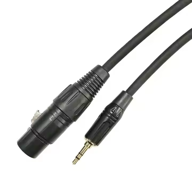 High Quality 3.5mm to 3Pin XLR Male and Female Music Instrument Cables Microphone Audio Cable for Mixer Microphone