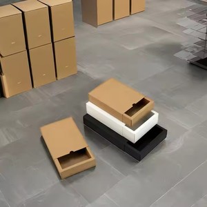 Toptan el yapımı özel karton katlanır hediye kutuları manyetik kapatma Kraft oluklu astar-prim ambalaj kağıt için - Product Image 3