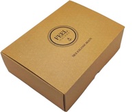 Prix négociable, boîtes d'emballage en carton ondulé recyclé personnalisables, estampage à chaud en feuille d'or, impression quadricolore, UV/brillant