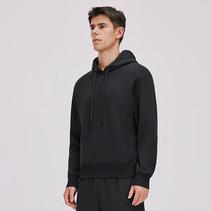 Sudadera con capucha de ropa informal de alta calidad Logotipo impreso personalizado Tallas grandes 100% Algodón Sudaderas con capucha para hombres - Product Image 1