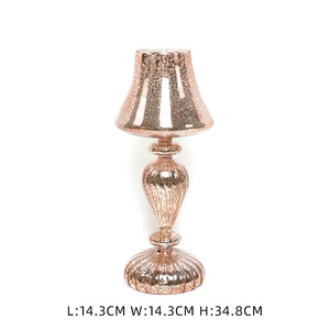 Lampe de chevet translucide en verre pour le salon, lampe de chevet, cadeau créatif, design champignon vintage - Product Image 5