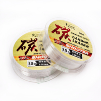 Lmaide 100% ligne de pêche au fluor de carbone 100M 19LB ligne de fibre de carbone transparente haute résistance japon importation vitesse naufrage poisson