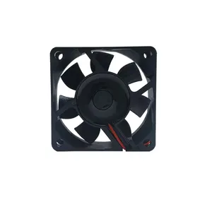 60x60x25mm EC 2.4 inç 220V güç kaynağı sessiz eksenel akış fırçasız soğutma fanı 6025 topu kol hidrolik EC fan