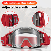 VEMAR-Lunettes de soleil motorisées pour homme, VTT, VTT, Dirt Bike, hors route, taille libre